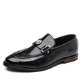 Men's Plus Size Plaid Casual Loafers