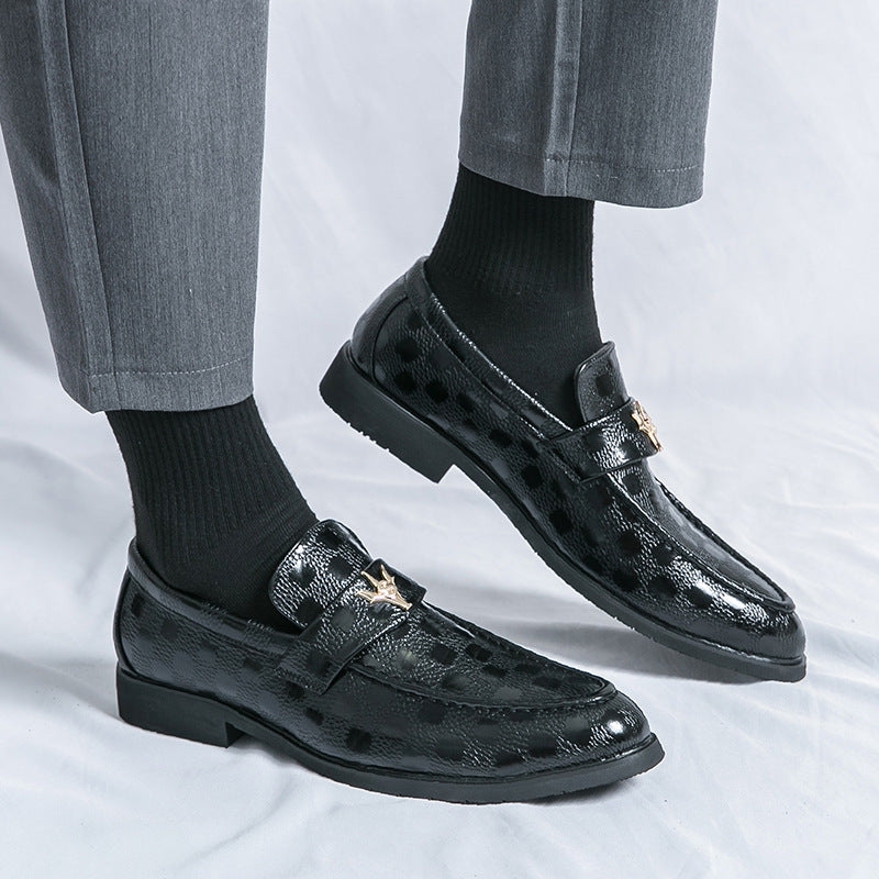 Mens Business Dress Leather Shoes For Summer And Autumn