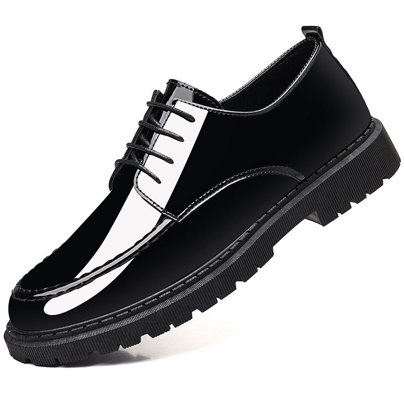 New-style Casual Leather Shoes For Men With A Polished Finish